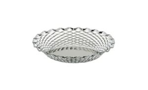 Stainless Steel Bread Basket - 10"