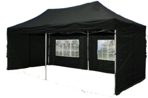 Gazebo 6m x 3m - Black