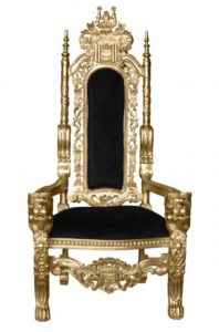 Gold Throne Chair Hire