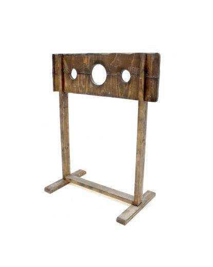 Medieval Pillory Stocks Prop