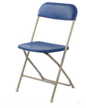 Folding Chair - Blue - Order Over 100