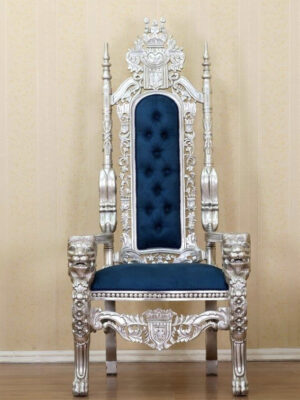 Silver Throne Chair