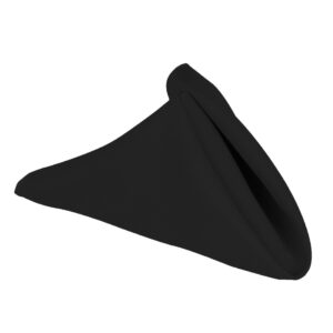 Linen Napkins - Black 20" X 20"