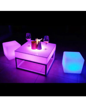 LED Square Coffee Table