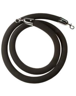 Rope 1.5m - Black Velour